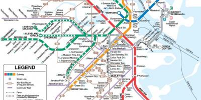 Podzemni Philadelphia zemljevid