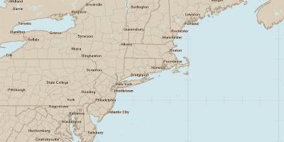 Radar map Philadelphia